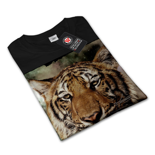 Big Cat Tiger Face Mens Long Sleeve T-Shirt
