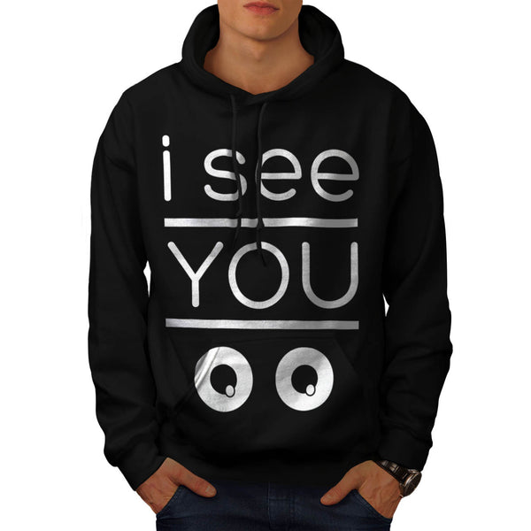 I Can See You Comic Mens Hoodie