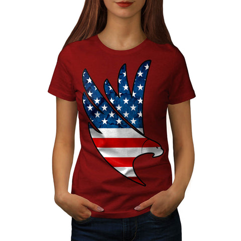 Freedom Eagle USA Womens T-Shirt