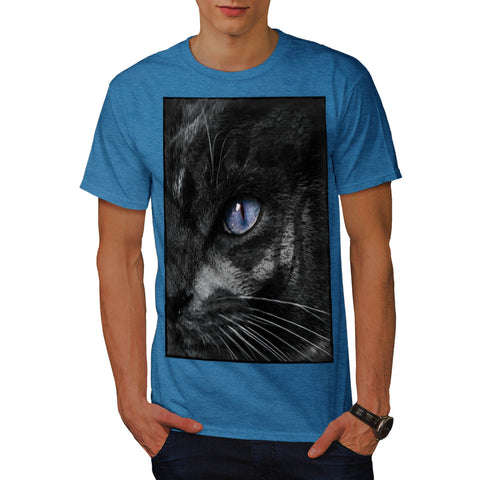 Cat Kitten Eye Stare Mens T-Shirt