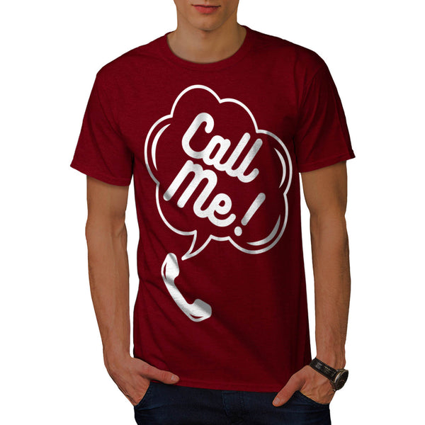 Call Me Telephone Fun Mens T-Shirt