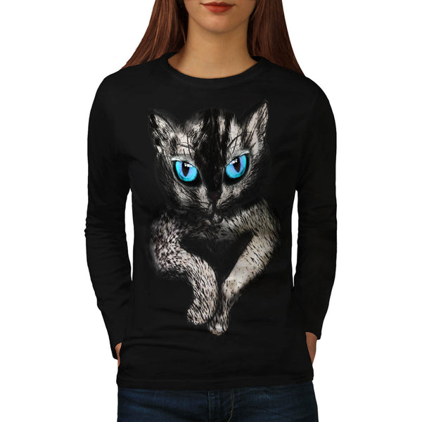 Kitten Cute Cat Pet Womens Long Sleeve T-Shirt