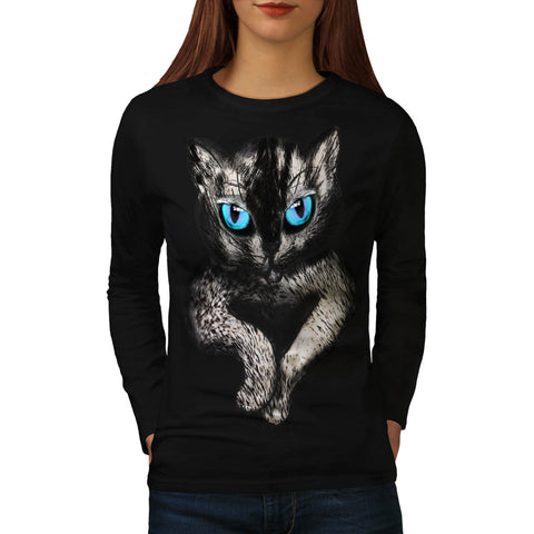 Kitten Cute Cat Pet Womens Long Sleeve T-Shirt