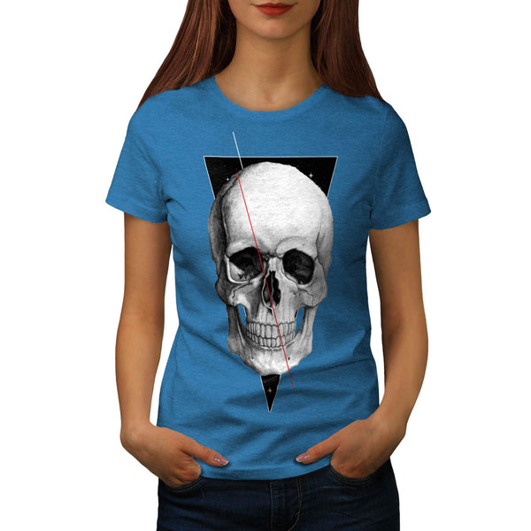 Skull Zombie Indian Womens T-Shirt