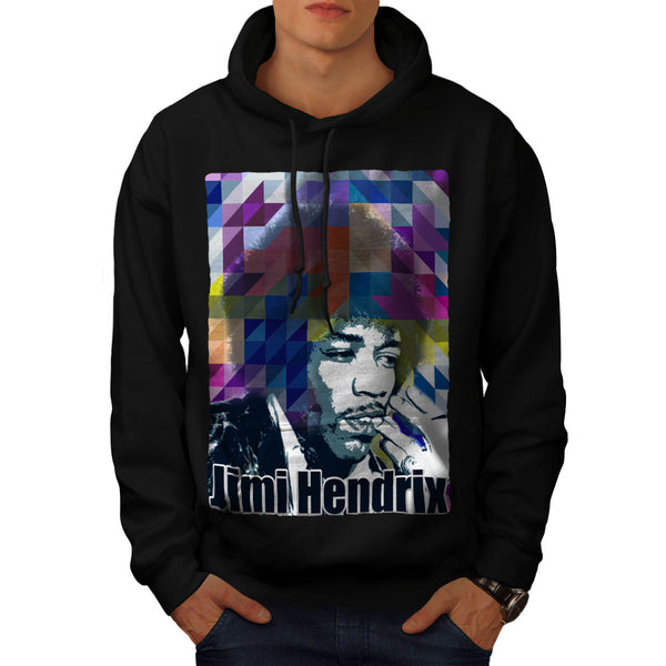 Jimi Hendrix Portrait Mens Hoodie