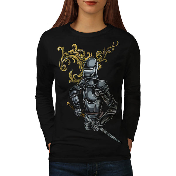 Dark Knight Armour Womens Long Sleeve T-Shirt