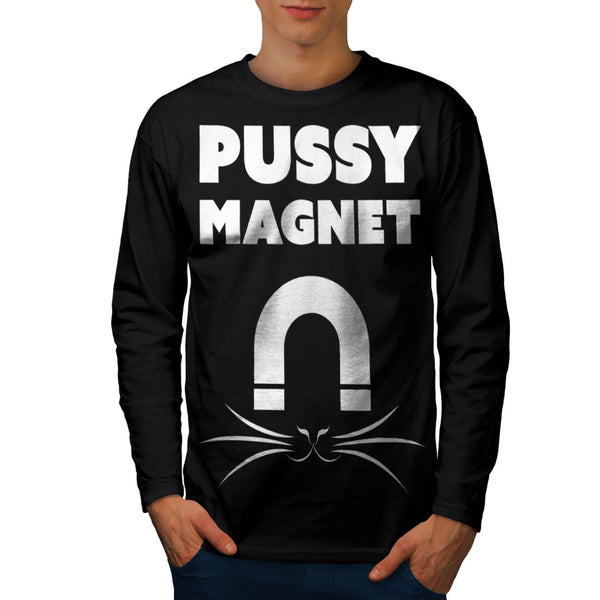 Girls Addicted Pussy Mens Long Sleeve T-Shirt