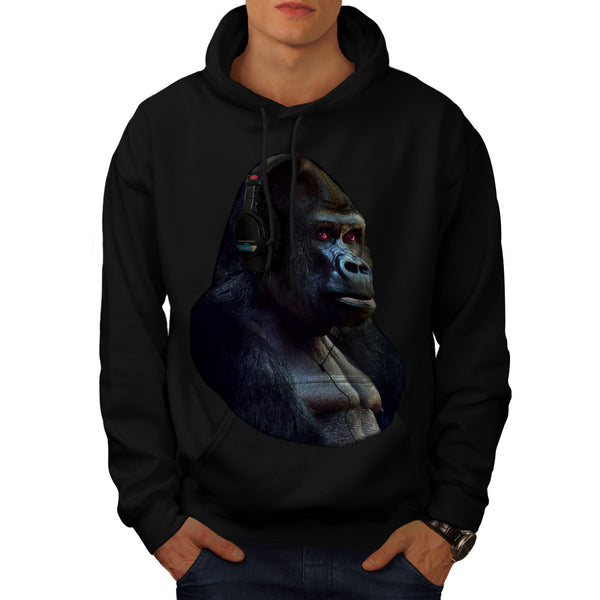 Monkey Ape Music Fun Mens Hoodie