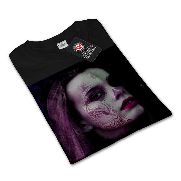 Lady Model Make Up Mens Long Sleeve T-Shirt