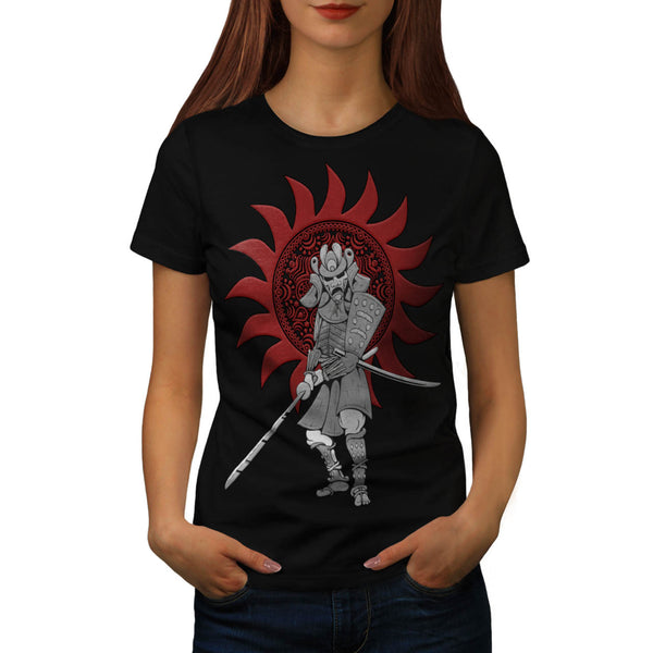 Samurai Warrior Japan Womens T-Shirt