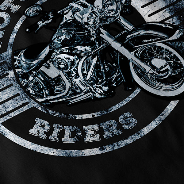 Motor Cycle Rider Mens Hoodie