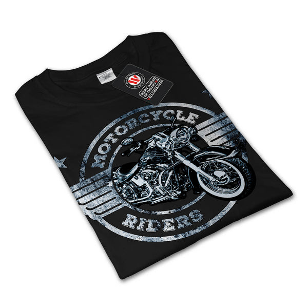 Motor Cycle Rider Womens Long Sleeve T-Shirt