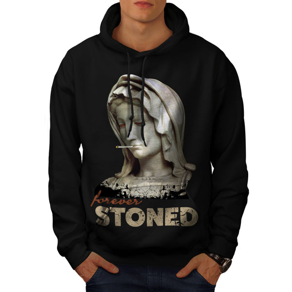 Forever Stoned Statue Mens Hoodie