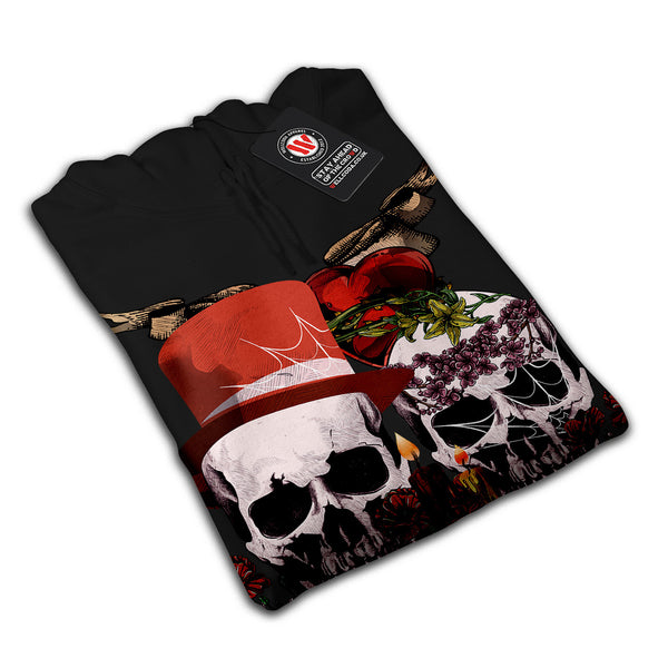 Skull Flower Costume Mens Hoodie