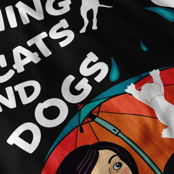 Raining Cats And Dogs Mens Long Sleeve T-Shirt