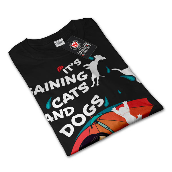 Raining Cats And Dogs Womens Long Sleeve T-Shirt