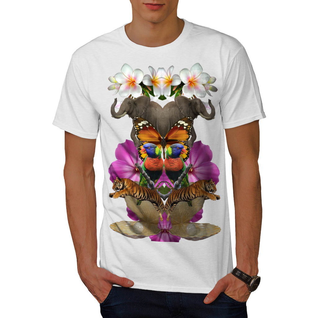 Wild Animal Paradise Mens T-Shirt