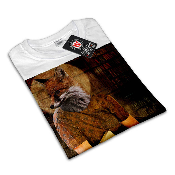 Vintage Fox Lady Face Mens T-Shirt