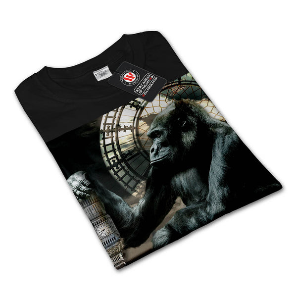 Crazy Ape Gorilla Mens Long Sleeve T-Shirt