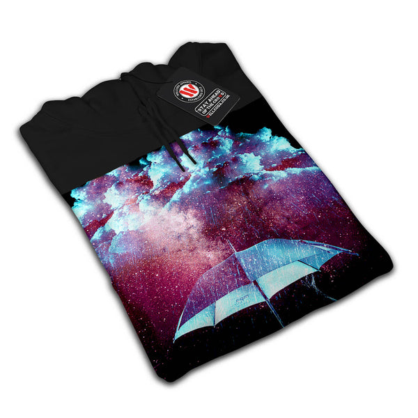 Frog Rain Umbrella Womens Hoodie
