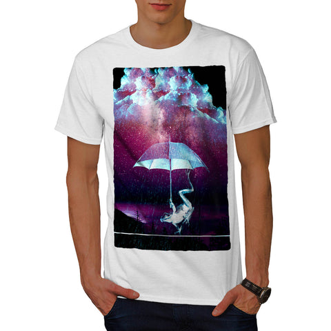 Frog Rain Umbrella Mens T-Shirt