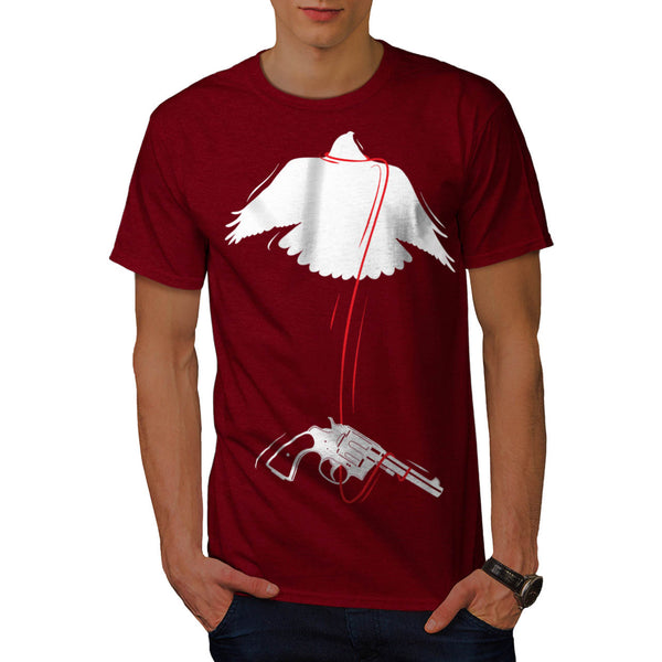 Flying Eagle Pistol Mens T-Shirt