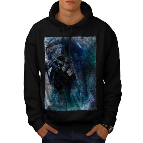 Skull Grim Reaper Art Mens Hoodie