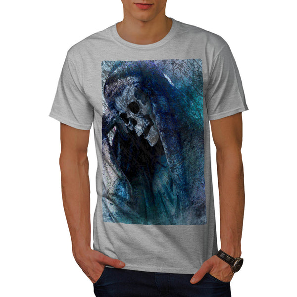 Skull Grim Reaper Art Mens T-Shirt