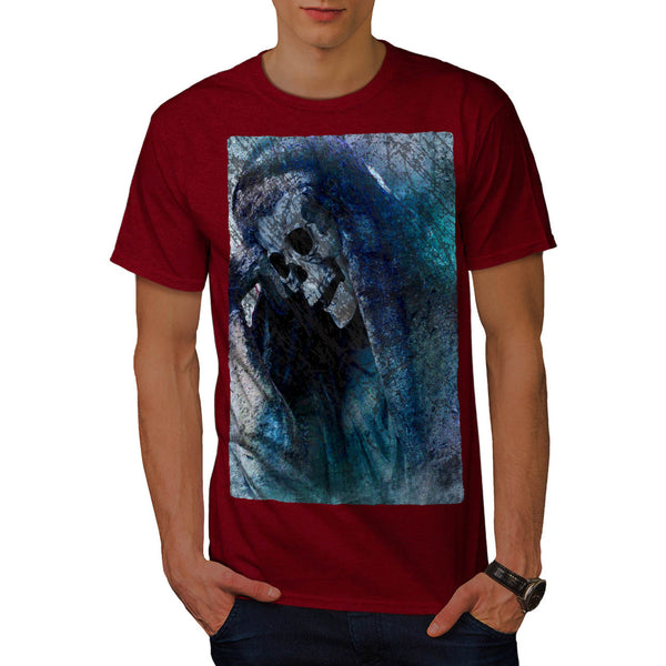 Skull Grim Reaper Art Mens T-Shirt