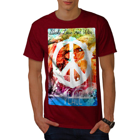 Make Love Not War Mens T-Shirt