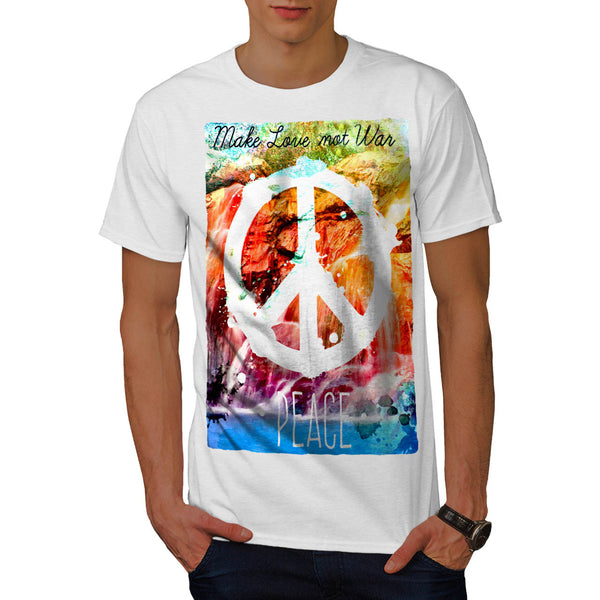 Make Love Not War Mens T-Shirt