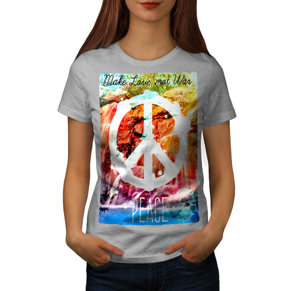 Make Love Not War Womens T-Shirt