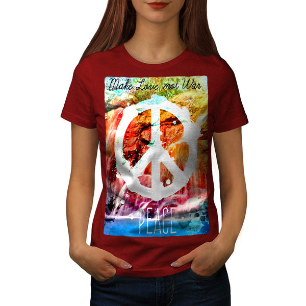 Make Love Not War Womens T-Shirt