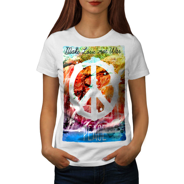 Make Love Not War Womens T-Shirt