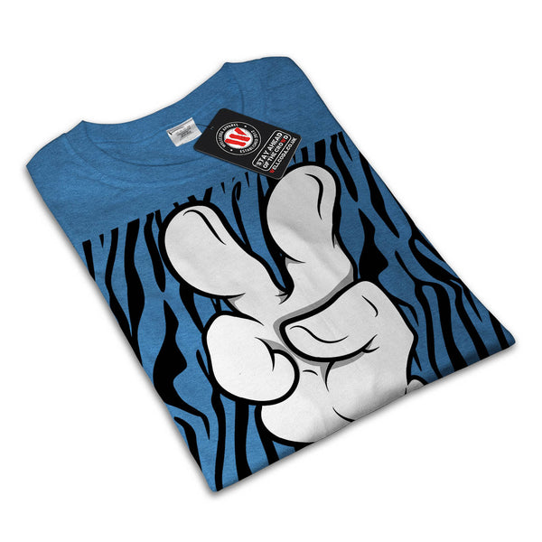 Mickey Peace Symbol Mens T-Shirt