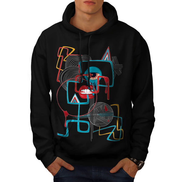 Crazy Monster Face Mens Hoodie
