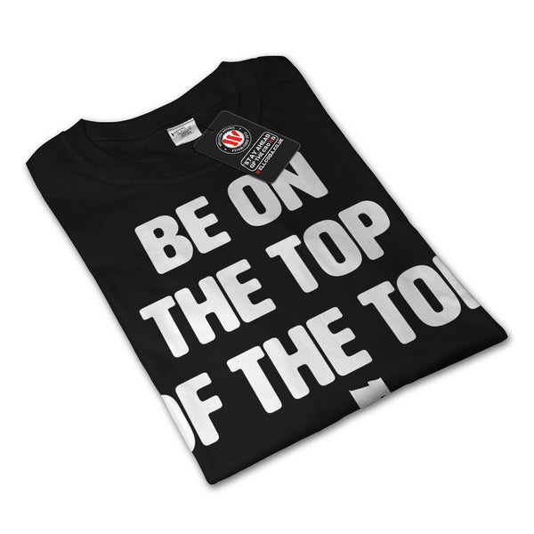 Be On Top Mountain Womens Long Sleeve T-Shirt
