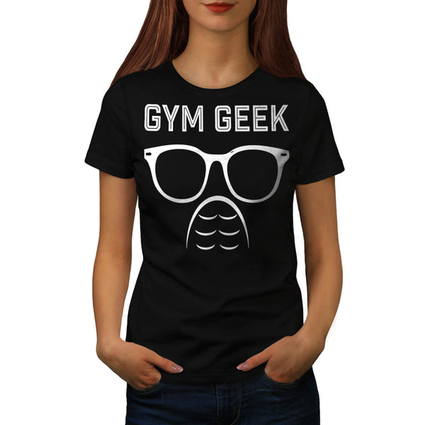 Gym Geek Six Pack Fun Womens T-Shirt