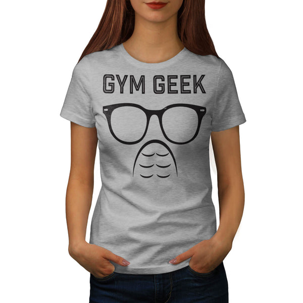 Gym Geek Six Pack Fun Womens T-Shirt