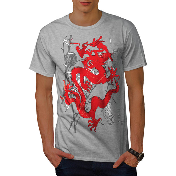 Dragon Japan Fantasy Mens T-Shirt