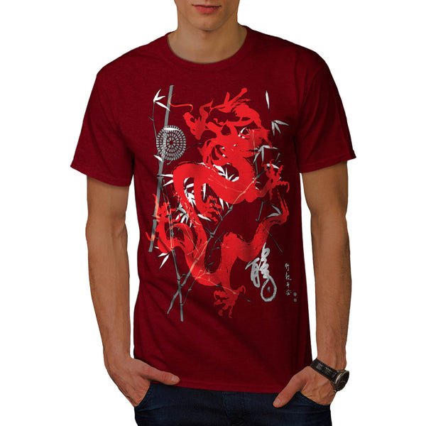 Dragon Japan Fantasy Mens T-Shirt