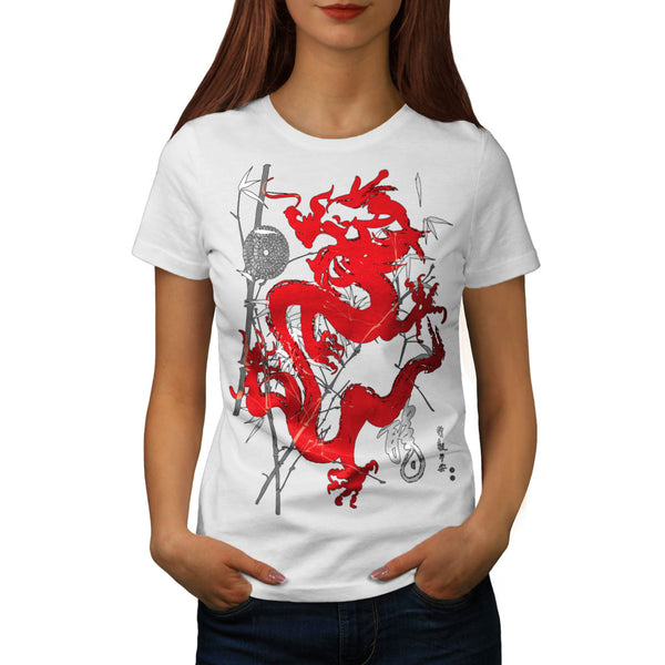 Dragon Japan Fantasy Womens T-Shirt