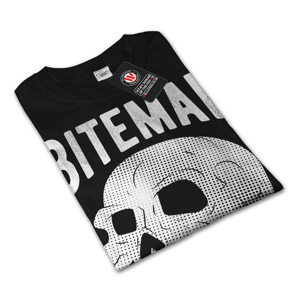 Skull Vampire Head Mens Long Sleeve T-Shirt