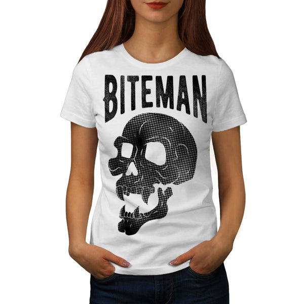 Skull Vampire Head Womens T-Shirt