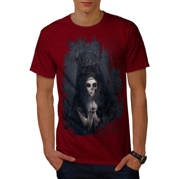 Ghost Lady Haunting Mens T-Shirt