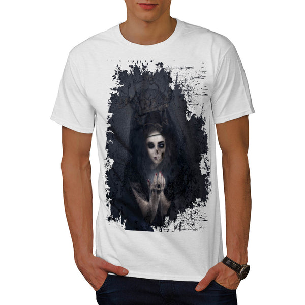 Ghost Lady Haunting Mens T-Shirt