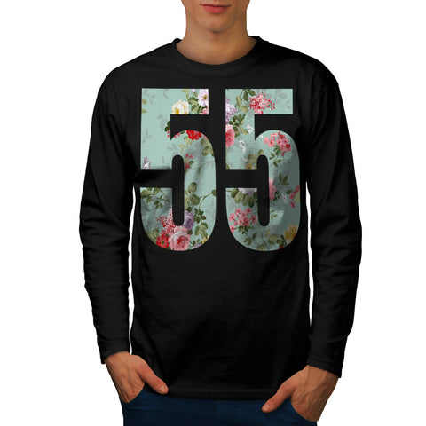 Flower Power 55 Swag Mens Long Sleeve T-Shirt