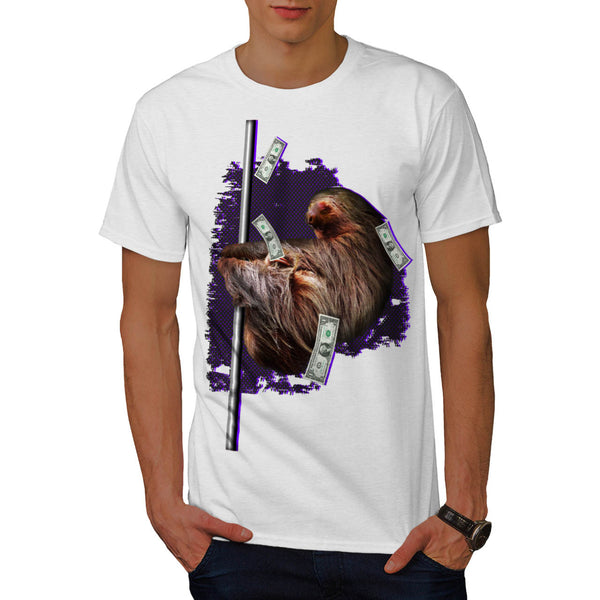 Stripper Sloth Animal Mens T-Shirt
