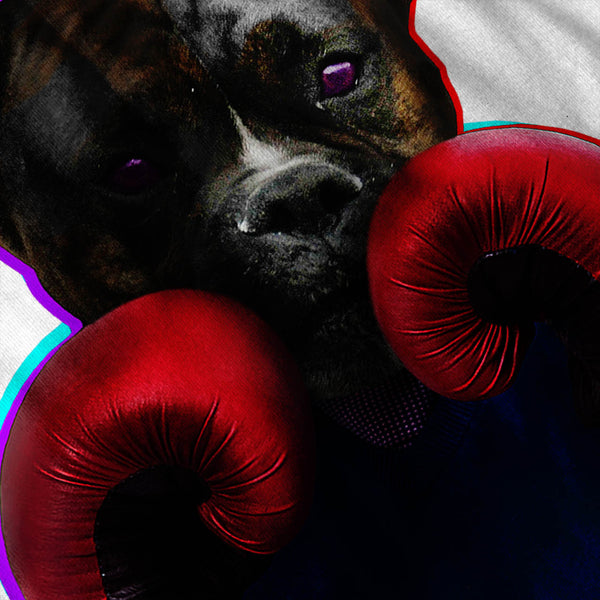 Staffy Dog Boxer Fun Mens T-Shirt