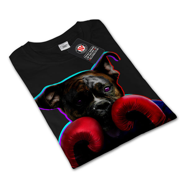 Staffy Dog Boxer Fun Mens Long Sleeve T-Shirt